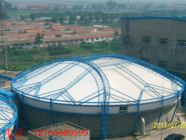 昌乐纸厂污水池反吊膜