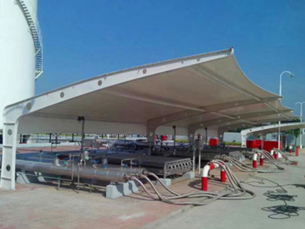 膜结构加油站